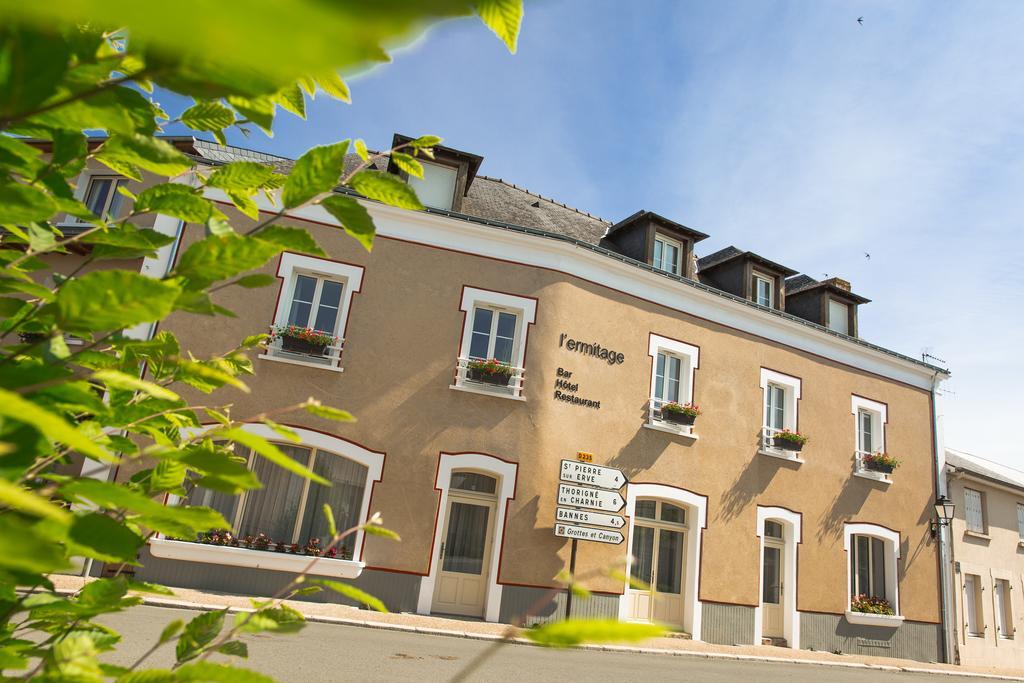 L'Ermitage Hotel&Restaurant Saulges Exterior foto